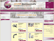 Tablet Screenshot of amr-shop.de